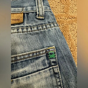 Vtg United Colors Benetton Boot Cut Jeans Denim Jeans 30x29